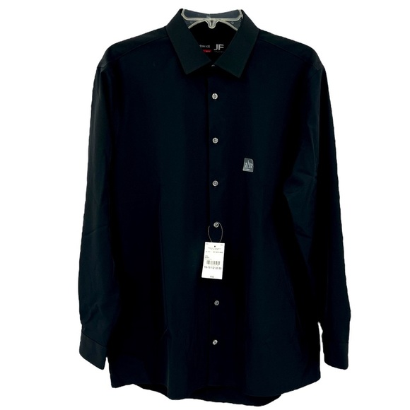 jf j.ferrar Other - JF J Ferrar black button down stretch dress shirt size large
